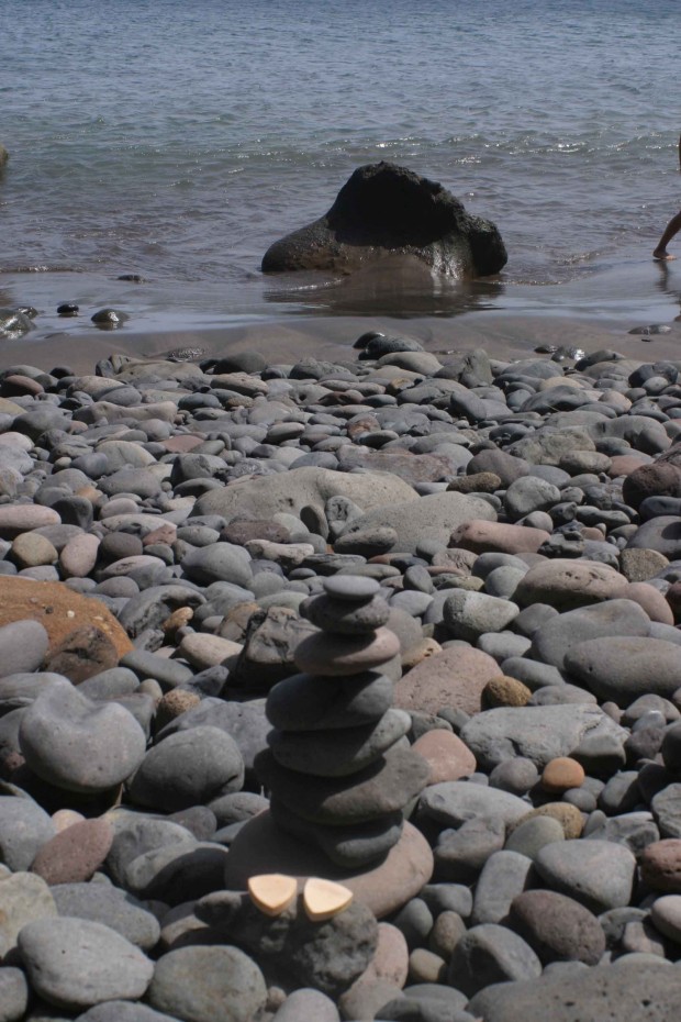 10. August - Lilabi & Lohano am Strand im Osten von Madeira